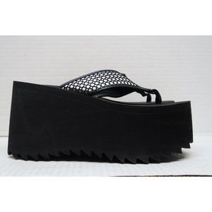 Vintage Bumper 90s mega platform flip flops